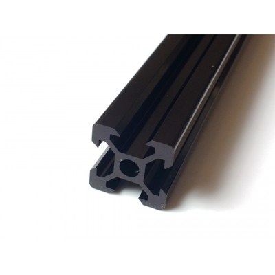 Los perfiles anodizantes de aluminio de grado T3-T8 de Shengxin para la serie 6000 en negro