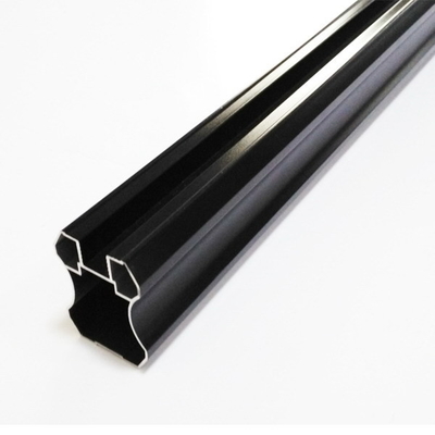 Los perfiles anodizantes de aluminio de grado T3-T8 de Shengxin para la serie 6000 en negro