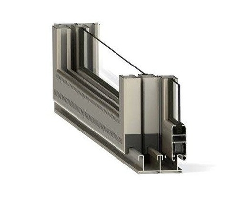 Perfiles de extrusión de aluminio para ventanas corredizas Perfiles de aluminio cuadrados personalizados