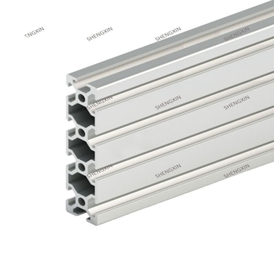 Perfil de aluminio de ranura de grado industrial T con longitud de 5,8 a 6,0 m y grado de la serie 6000
