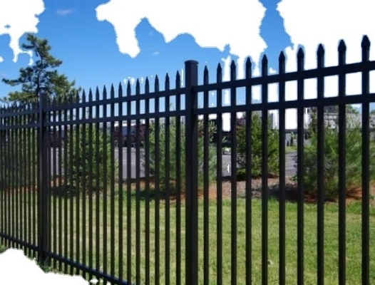 Panel decorativo exterior Sistema de vallas de aluminio pulido para piscinas de jardín Paneles con barras