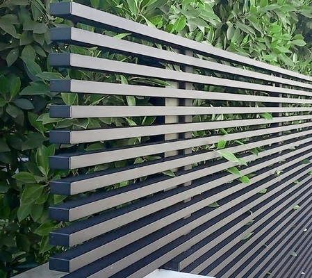 Edificio de oficinas de aluminio Villa moderna jardín de aluminio terraza balcón barandilla barandilla de metal