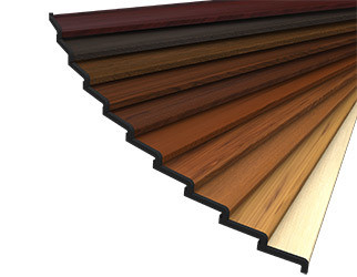 Los perfiles de aluminio extrudidos para materiales de construcción con acabado de grano de madera 6063 t6/t5 de Shengxin