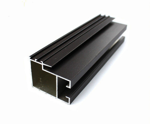 Mercado de Argelia 6063 Perfil de aluminio para armario y ventana de puerta en sección cuadrada