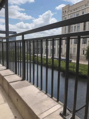 Valla de privacidad para jardines al aire libre con paneles horizontales y diseño de listones de aluminio de grado 6063