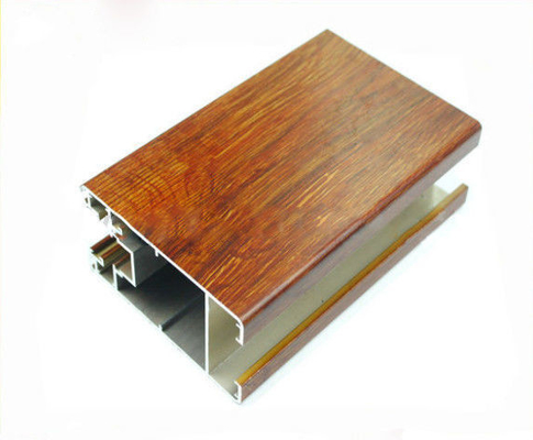 100000 toneladas/año SHENGXIN Perfil de aluminio para transferencia de grano de madera para ventanas y puertas