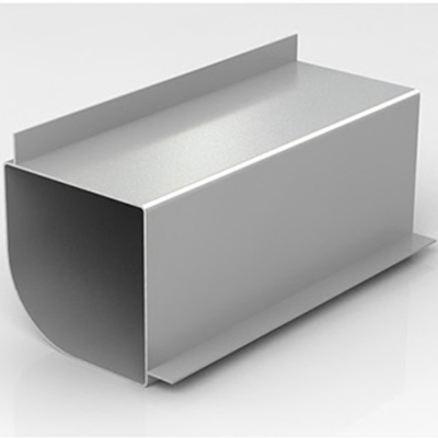 Profile de extrusión de aluminio blanco Shengxin de 15 mm con servicio de procesamiento de perforación