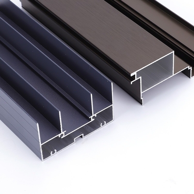 Logotipo personalizado Perfiles de aluminio rectangulares cuadrados aceptables para ventanas y puertas