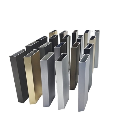 Profiles de aluminio para ventanas y puertas de la serie 6000 con acabado superficial recubierto de polvo