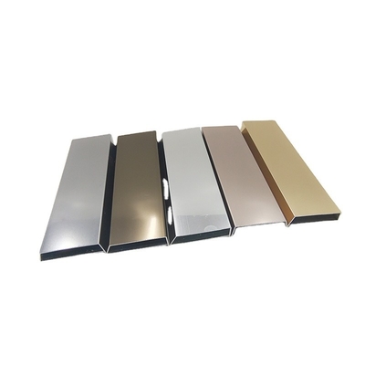 Profiles de aluminio para ventanas y puertas de la serie 6000 con acabado superficial recubierto de polvo