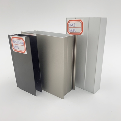 Servicio profesional de descoloración de perfiles de aluminio anodizado con acabado natural