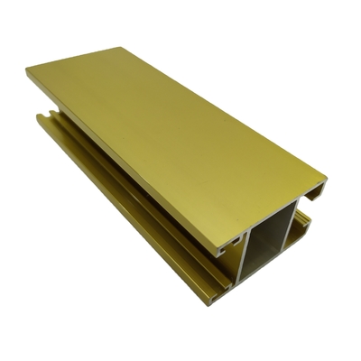 Servicio profesional de descoloración de perfiles de aluminio anodizado con acabado natural