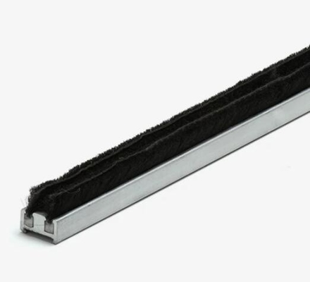 Pince para puertas y ventanas corredizas a prueba de agua negra y climáticas Certificado ISO9001