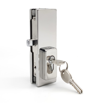 Accesorios de puertas de acero de aluminio de acabado de molino Hardware de vidrio con aleación de aluminio 6063