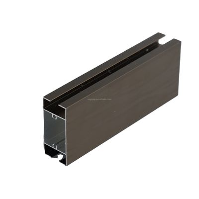 6063 Profiles de aluminio de aleación de aluminio anodizado y oxidación para marcos de ventanas y puertas