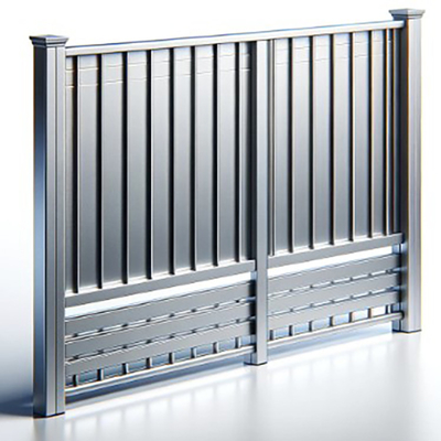 Cercas de jardín T5 Temper 6063 Tubos de aluminio con tolerancia personalizada y revestimiento en polvo