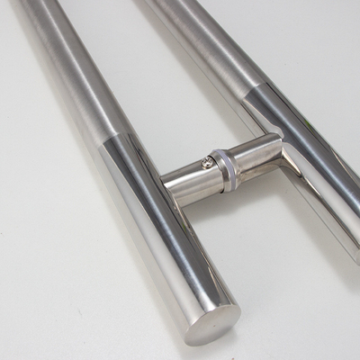 espesor personalizado Perfil de aluminio Mano de puerta de vidrio Diseño moderno 0.30mm de espesor