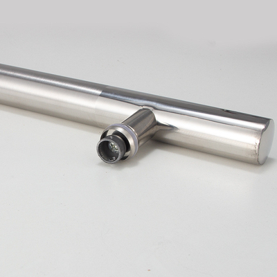 espesor personalizado Perfil de aluminio Mano de puerta de vidrio Diseño moderno 0.30mm de espesor