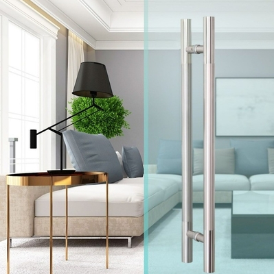 espesor personalizado Perfil de aluminio Mano de puerta de vidrio Diseño moderno 0.30mm de espesor