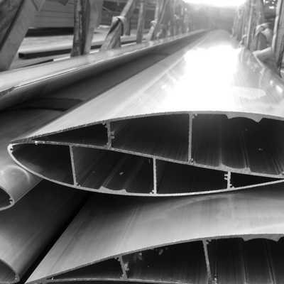 Perfiles de aluminio por extrusión para persianas de ventanas de luvas y persianas de aleación de aluminio