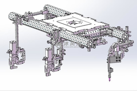 Tubo de aluminio octogonal de aleación para sistema de agarre modular industrial 5.8-6.0M longitud