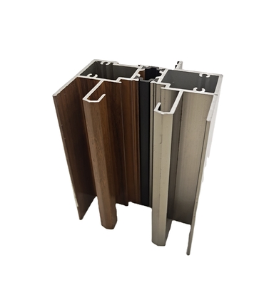 Profil de aluminio Shengxin 6063 para Windows vía de pago T/T o L/C y color dorado