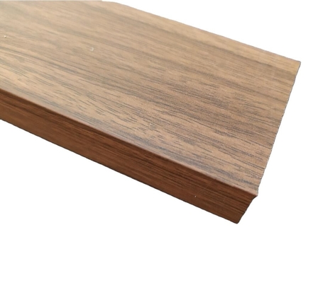 Perfiles de aluminio de color de madera decorativo con temperatura T3-T8 y grosor de 0,8 mm-2,0 mm
