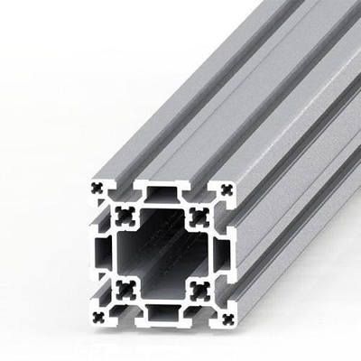 Perfil de aluminio anodizado de plata 4040 Extrusión de aluminio con espesor anodizante de 0,7 mm