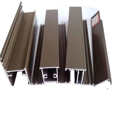 Profiles de aluminio de ventana de extrusión CNC de aluminio con material de marco de aluminio