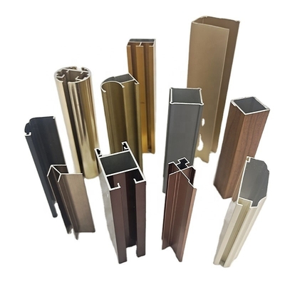 Profiles de aluminio de ventana de extrusión CNC de aluminio con material de marco de aluminio