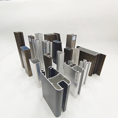 Perfiles de aluminio para puertas y ventanas longitud 5.8-6.0M personalizado a sus especificaciones
