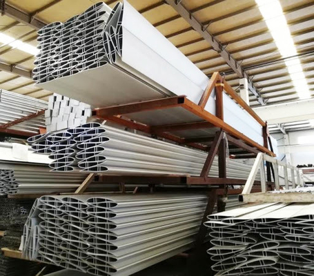 Profile de aleación de extrusión de aluminio de marco arquitectónico personalizado Shengxin para ventana de puerta
