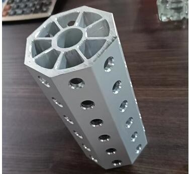 Profiles de extrusión de aluminio industrial a medida para herramientas de agarrador euro de forma octogonal