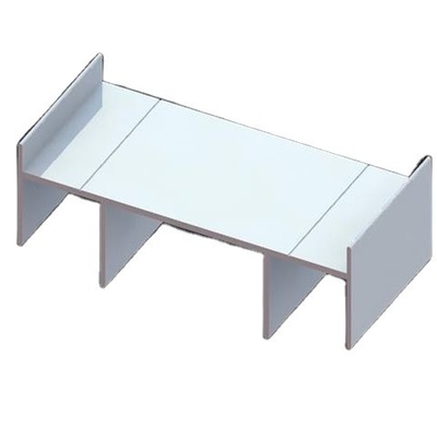 0.30 mm espesor RAL9010 9016 Perfiles de aluminio recubiertos en polvo para ventanas y puertas