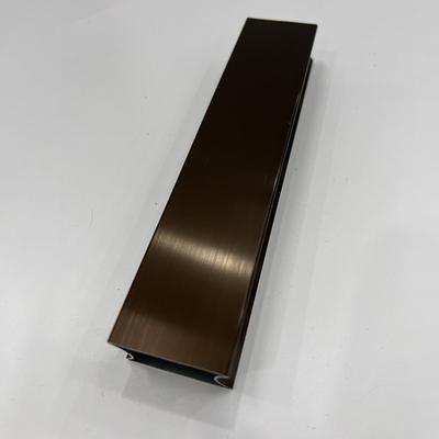 Profiles de extrusión de aluminio de oxidación anodizada de 15um para ventanas de puertas de América del Sur