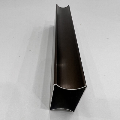 Profiles de extrusión de aluminio de oxidación anodizada de 15um para ventanas de puertas de América del Sur