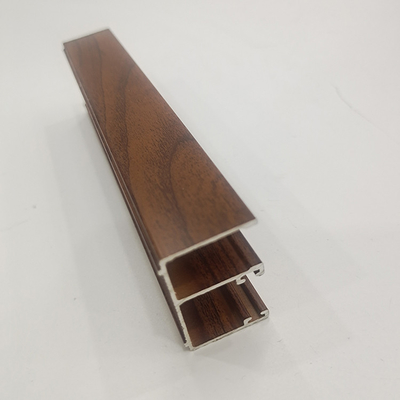 Cuadro de ventana de extrusión de aluminio anodizado de bronce con estructura de aleación de aluminio 6063