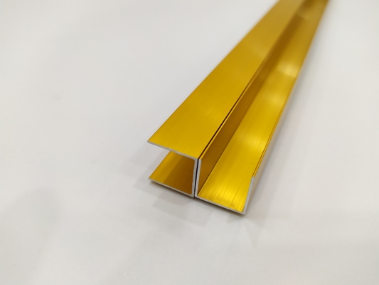 Profiles L de extrusión de aluminio decorativo con certificación ISO9001/ISO14001/ISO18001
