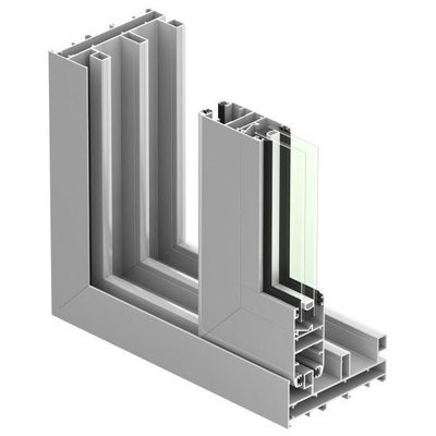 Temperatura T3-T8 Medera Nicro Blanco Anodizing Aluminio Extrusión Profiles de ventanas y puertas