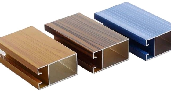 Temperatura T3-T8 Medera Nicro Blanco Anodizing Aluminio Extrusión Profiles de ventanas y puertas
