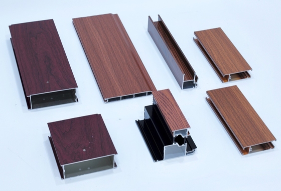 Temperatura T3-T8 Medera Nicro Blanco Anodizing Aluminio Extrusión Profiles de ventanas y puertas