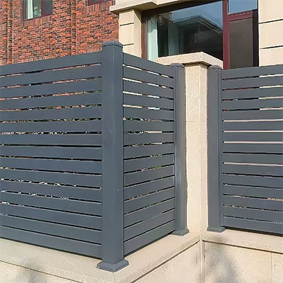 Grado de cercas de la piscina de la serie 6000 Panel de cercas metálicas ornamentales de aluminio para protección