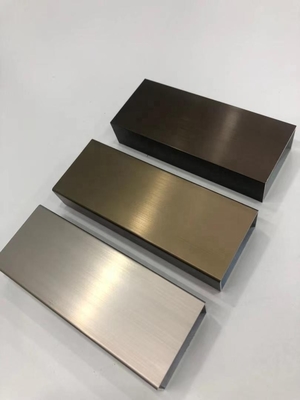 Temperatura T3-T8 Perfil de aluminio anodizado para sistemas de marcos deslizantes de ventanas y puertas