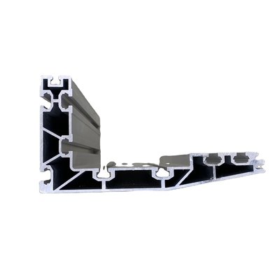 Temperatura T4-T5-T6 6061 T6 Carril de tren de aluminio de extrusión anodizada de plata personalizado
