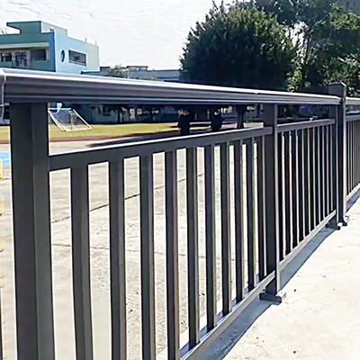 Sistema de barandillas de balaustradas de aluminio anodizado de espesor personalizado y cerca para bricolaje