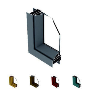Perfil de aluminio estilo abierto automático para puertas horizontales industriales personalizadas CN ANH