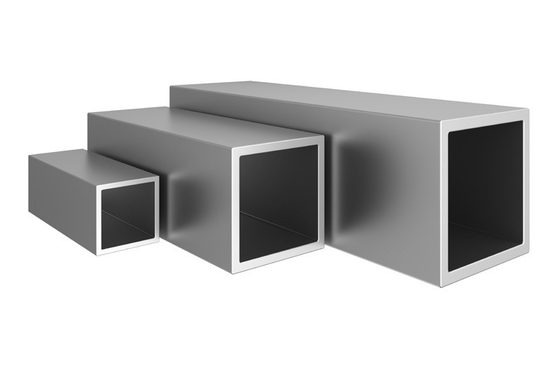 Tubo de aluminio anodizado de la serie 6000 para tubo cuadrado de sección hueca de aluminio Shengxin