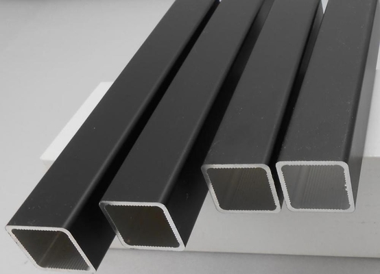Tubo de aluminio anodizado de la serie 6000 para tubo cuadrado de sección hueca de aluminio Shengxin