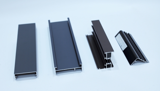 Serial 6000 de extrusión de polvo de revestimiento anodizante de aluminio Puertas de ventanas