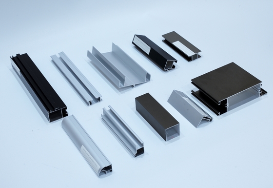 Serial 6000 de extrusión de polvo de revestimiento anodizante de aluminio Puertas de ventanas